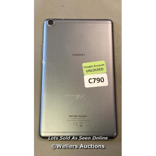 9552 - HUAWEI TABLET / JDN2-W09 / GOOGLE UNLOCKED - GREY