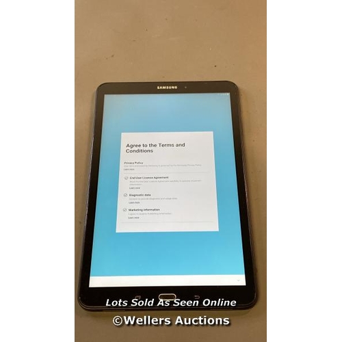 9560 - SAMSUNG TABLET / 1585 / GOOGLE LOCKED- GREY