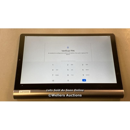 9561 - LENOVO YOGA TABLET / LENOVO YT-X705F / SN: HA1AS7KB (64) / GOOGLE LOCKED / GREY