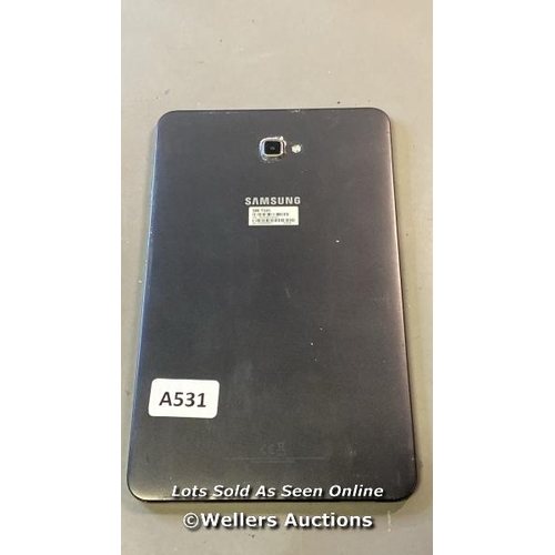 9570 - SAMSUNG TABLET / SM-T585 / 32GB / IMEI 358493/09/530676/2 / GOOGLE LOCKED / GREY