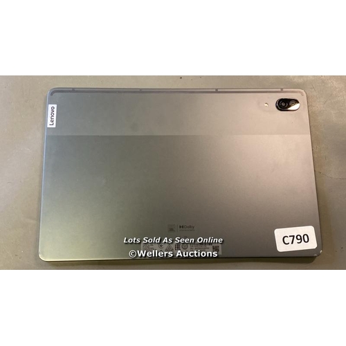 9576 - LENOVO TABLET / LENOVO TB-J706L / IMEI 866189050362551 / GOOGLE LOCKED / GREY / SCREEN DAMAGED