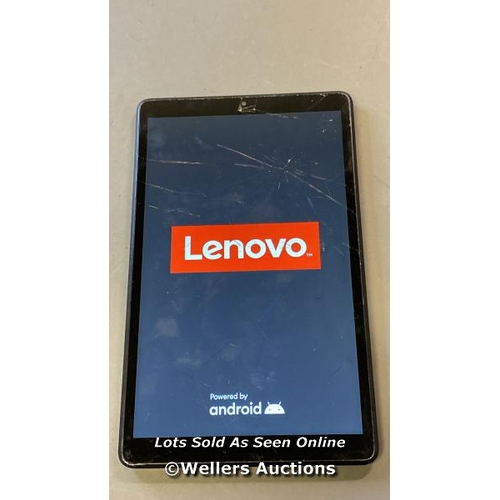 9583 - LENOVO TABLET / LENOVO TB-8505F / SN: HA1HCGOF(64) / GOOGLE LOCKED / GREY/ SCREEN DAMAGED