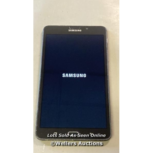 9589 - SAMSUNG TABLET / SM-T280 / SN: R52HB0JGL 1X / GOOGLE LOCKED / BLACK