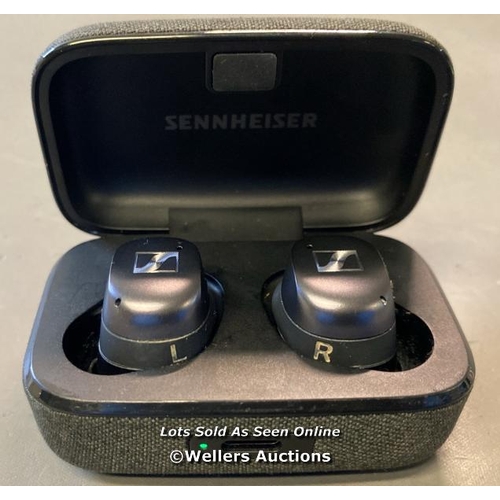 9692 - SENNHEISER EARBUDS WITH CHARGE CASE / MTW4 C / SN: CAN ICES3(B)NMB3(B)