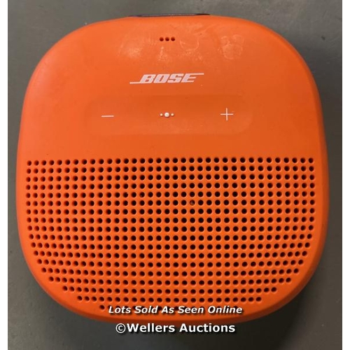 9694 - BOSE SPEAKER / 423816 / SN: 07713090261096AE - ORANGE