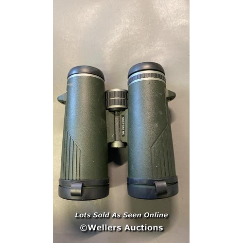 9699 - HAWKE FRONTIER ED X WATERPROOF 10X42 BINOCULARS / SN: 381904205 WITH CASE