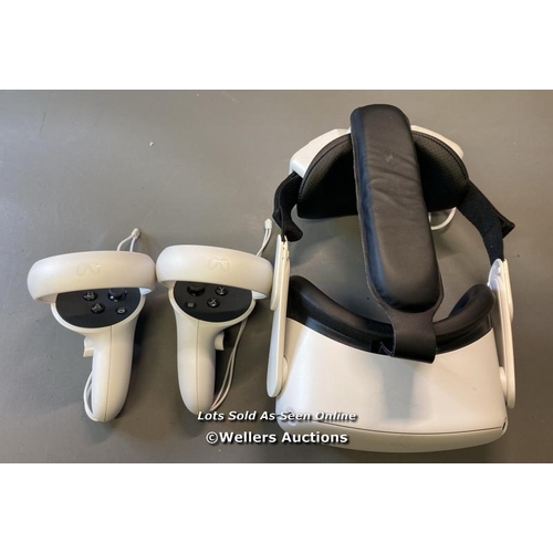 9710 - META QUEST 2 / 256GB /  VR HEADSET / KW49CM / 1WMHHA65942445 + X2 CONTROLLERS OCULUS QUEST 2