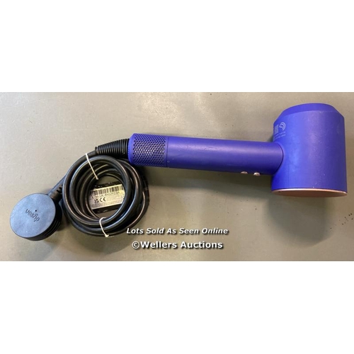 9730 - DYSON SUPERSONIC HAIR DRYER / HD07 / SN: X7M-UK-RHJ2923A - PURPLE