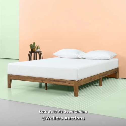 12 - RRP: 115.99 - HYKKON MIRABELLA DELUXE SOLID WOOD BED FRAME / SIZE: KINGSIZE (5') / 1 BOX / SEE IMAGE... 