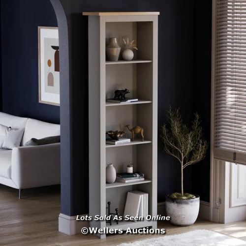 16 - RRP: 63.99 - AUGUST GROVE BEACSFIELD BOOKCASE / COLOUR: GREY / 1 BOX / SEE IMAGE FOR ACCESSORIES, CO... 