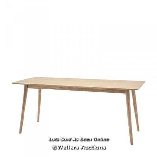 41 - RRP: 409.99 - NORDEN HOME SARAVA RECTANGLE DINING TABLE / 180CM L X 80CM W  / 1 BOX / SEE IMAGE FOR ... 