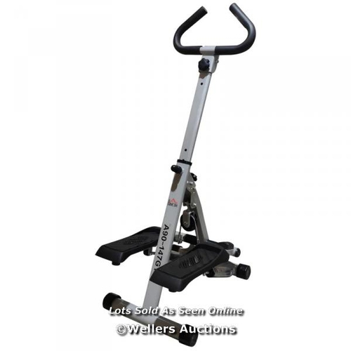 8010 - RRP: �69.99 - STEPPER W/HANDLE HAND GRIP WORKOUT FITNESS MACHINE / SEE IMAGE FOR ACCESSORIES, CONTEN... 