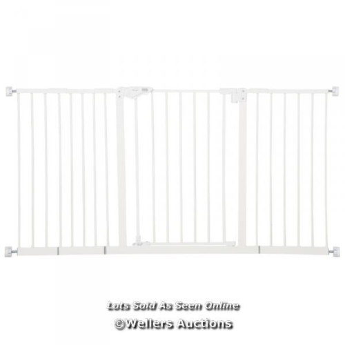 8019 - RRP: �69.99 - PAWHUT ADJUSTABLE SAFETY DOG GATE / SEE IMAGE FOR ACCESSORIES, CONTENTS & CONDITION / ... 