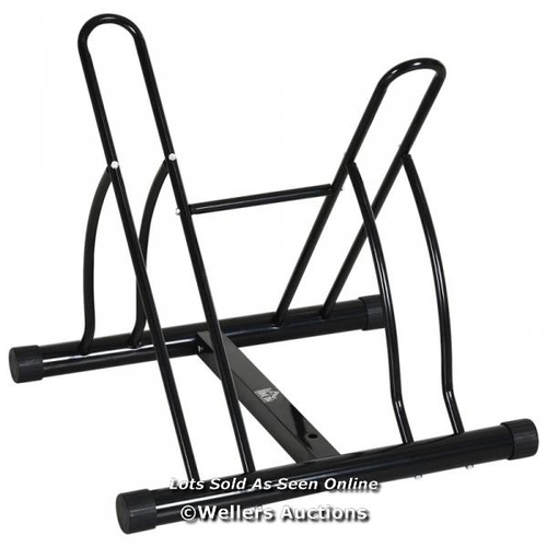 8021 - RRP: �29.99 - STEEL DOUBLE SIDED INDOOR BIKE RACK BLACK / SEE IMAGE FOR ACCESSORIES, CONTENTS & COND... 