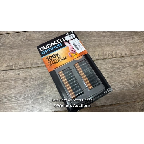 6005 - DURACELL AAA OPTIMUM BATTERIES / MINIMAL SIGNS OF USE