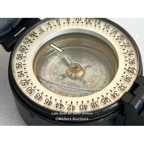 17 - Enbeeco compass, made in England, with case, 9cm long - NO VAT ON HAMMER / Container No: 240740