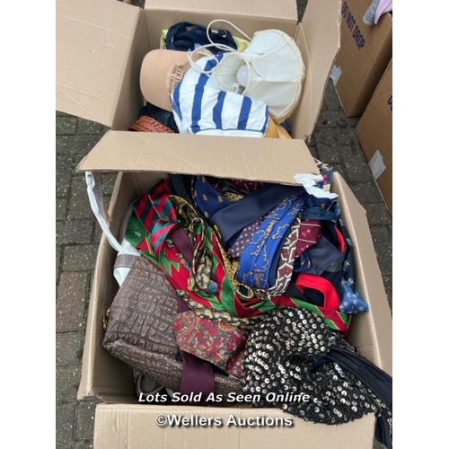 35 - Thirteen large and two smaller boxes full of mostly hung clothing inc. per una, masai, f and f, prin... 