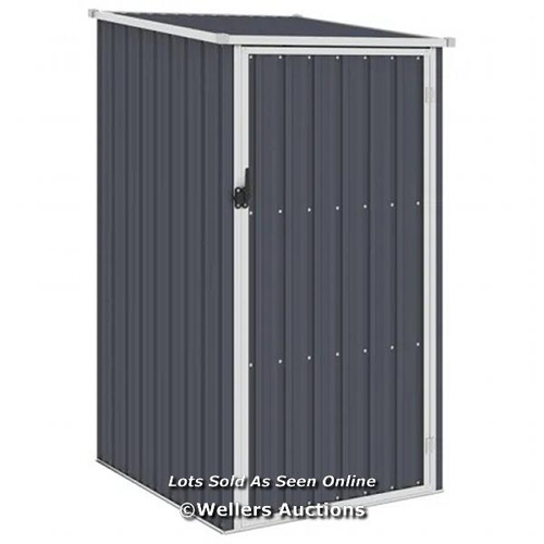 9015 - RRP: 120.35 - DAKOTA FIELDS PEARCES GARDEN SHED 87 X 98 X 159 CM GALVANIZED STEEL / COLOUR: ANTHRACI... 