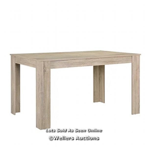 9087 - RRP: 219.99 - NATUR PUR DOUGAN DINING TABLE  / 1 BOX / COLLECTION FROM DARTFORD