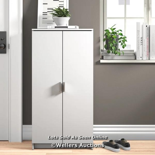 9156 - RRP: 69.99 - ZIPCODE DESIGN 21 PAIR SHOE STORAGE CABINET  / 1 BOX / COLLECTION FROM DARTFORD