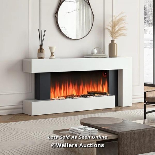 9160 - RRP: 389.99 - WADE LOGAN KLINGBEIL 132CM W ELECTRIC FIRE  / 1 BOX / COLLECTION FROM DARTFORD