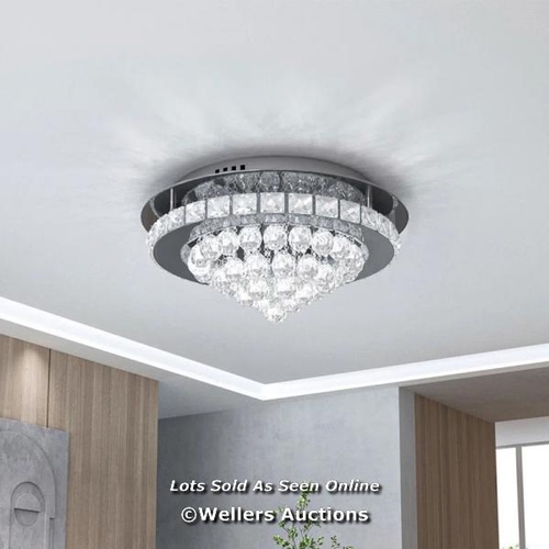 9182 - RRP: 75.99 - MERCER41 HURT 40CM LED INTEGRATED FLUSH MOUNT  / 1 BOX / COLLECTION FROM DARTFORD