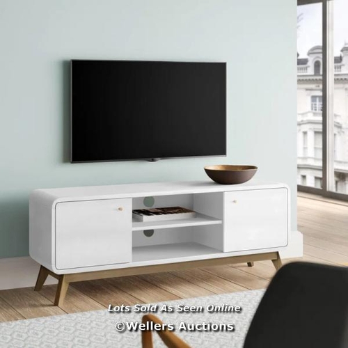 9237 - RRP: 169.99 - HYKKON JUSTINE TV STAND FOR TVS UP TO 60