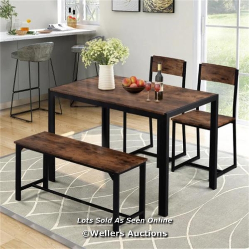 9242 - RRP: 229.99 - TRENT AUSTIN DESIGN BIGGS 4 - PERSON DINING SET  / APPEARS TO BE NEW, OPEN BOX - UNLES... 