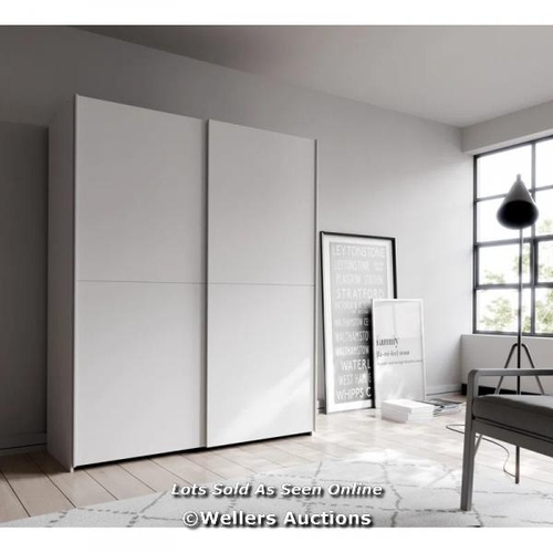 9243 - RRP: 306.99 - 17 STORIES NAKARI 2 DOOR SLIDING WARDROBE SIZE: 190 CM H X 200.1 CM W X 61 CM D / APPE... 