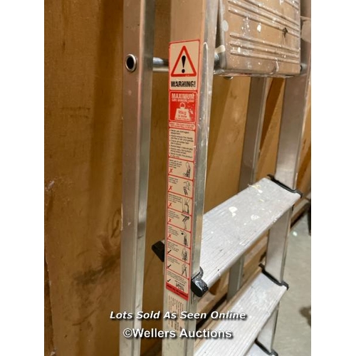 23 - Aluminium step ladder / VAT applies to the hammer price on this lot / Container no: BM000403