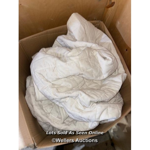 3 - Box of pre-owned duvets / VAT applies to the hammer price on this lot / Container no: BM000403