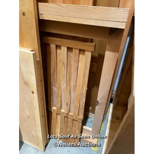 49 - Components of a pine wardrobe, unsure if complete / VAT applies to the hammer price on this lot / Co... 