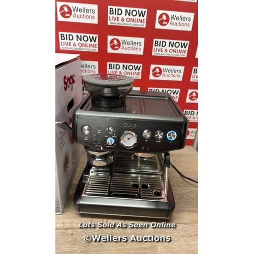 6041 - SAGE BARISTA EXPRESS IMPRESS BEAN TO CUP COFFEE MACHINE / POWERS UP / SIGNS OF USE / C39