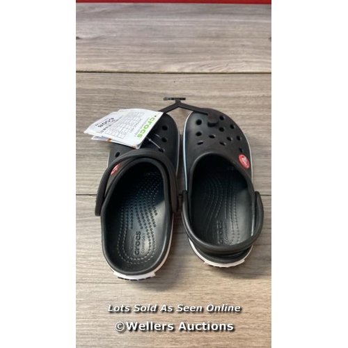 6508 - CHILDRENS NEW CROCS - BLACK - C9 / H65