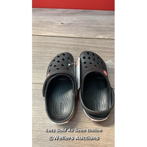 6521 - CHILDRENS NEW CROCS - BLACK - C11 / H47