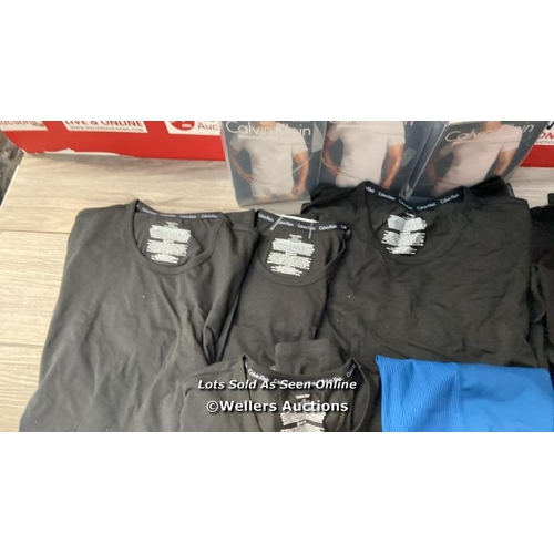 6543 - SELECTION OF GENTS NEW CALVIN KLEIN TSHIRTS - MIXED SIZES  / G2