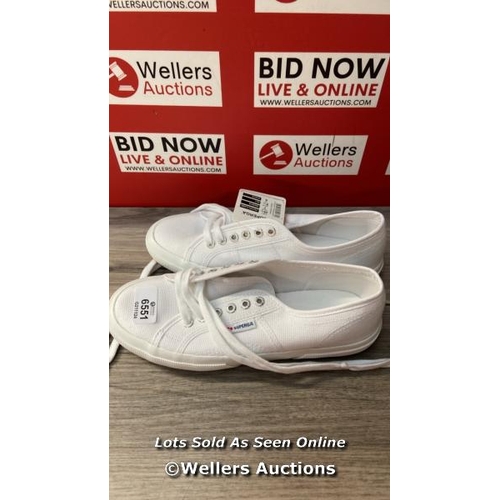 6551 - LADIES NEW SUPERGA TRAINERS - UK 6  / G4