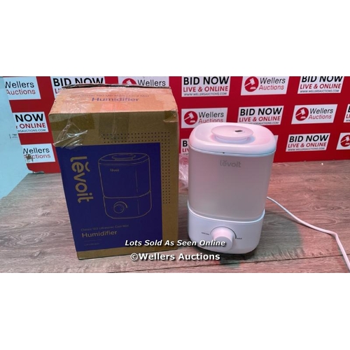 6914 - LEVOIT TOP FILL HUMIDIFIER FOR BEDROOM, 2.5L TANK FOR LARGE ROOM, EASY TO FILL & CLEAN, 26DB QUIET C... 