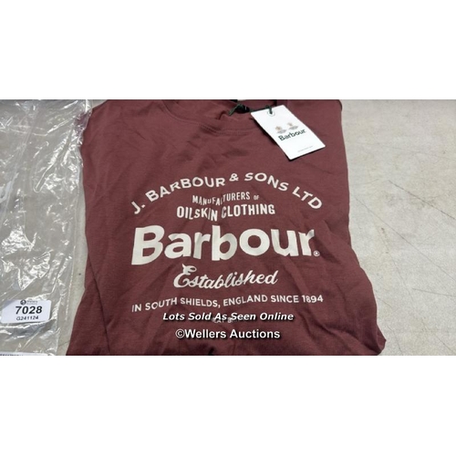 7028 - BARBOUR TEE SHORT SLEEVE BRAIRTON GRAPHIC / L WITH TAGS / APPEARS NEW & UNWORN / SEE IMAGES FOR DETA... 