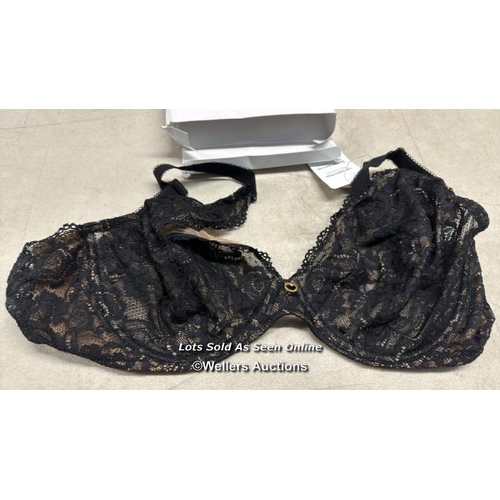 7147 - AUBADE PARIS PLUNGING TRIANGLE BRA / BLACK / 36E / RRP: �105 / APPEARS NEW & UNWORN / SEE IMAGES FOR... 