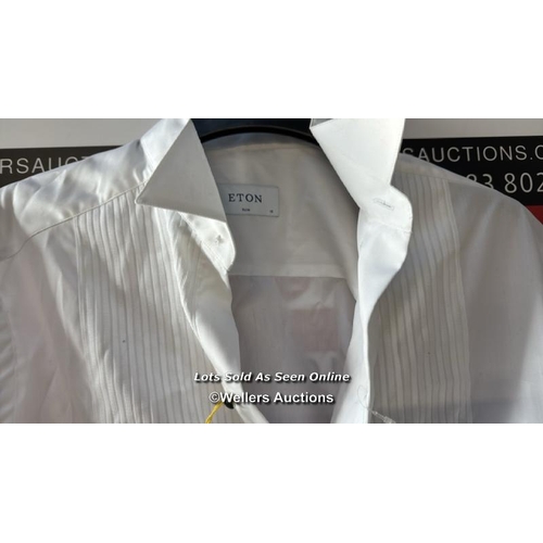 7268 - ETON FORMAL SHIRT BA SF WING EVENING PLEAT STUD / 15/38 / RRP: �49 / APPEARS NEW & UNWORN / SEE IMAG... 