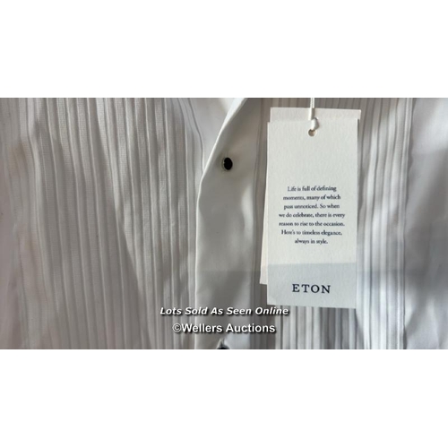 7268 - ETON FORMAL SHIRT BA SF WING EVENING PLEAT STUD / 15/38 / RRP: �49 / APPEARS NEW & UNWORN / SEE IMAG... 