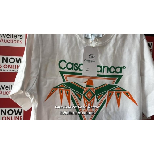 7287 - CASABLANCA TEE EAGLE TENNIS CLUB PLAYFUL EAGLE / S / RRP: �230 / APPEARS NEW & UNWORN / SEE IMAGES F... 