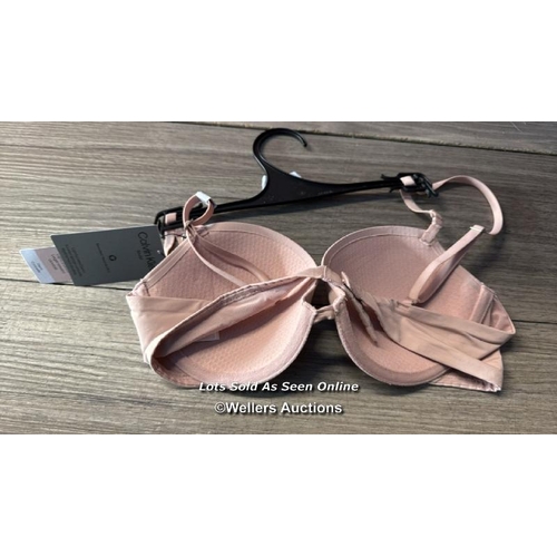 7311 - CALVIN KLEIN SCULPT LIGHTLY LINED DEMI BRA / 34B / SUBDUED / RRP: �43 / APPEARS NEW & UNWORN / SEE I... 