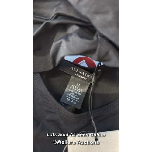 7330 - ALLSAINTS TATUM SWIMSUIT / M / BLACK / RRP: �79 / APPEARS NEW & UNWORN / SEE IMAGES FOR DETAILS / G5... 