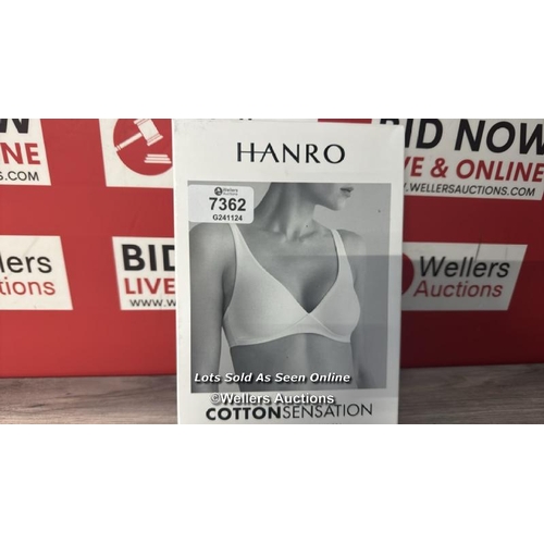 7362 - HANRO SOFT CUP BRA / 85C / NUDE / RRP: �63 / APPEARS NEW & UNWORN / SEE IMAGES FOR DETAILS / G51