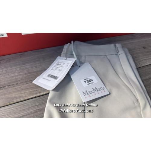 7369 - MAX MARA LEISURE P GLASGOW JERSEY TROUSER / M / 003 STONE / RRP: �240 / APPEARS NEW & UNWORN / SEE I... 