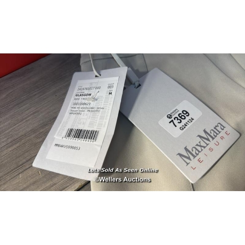 7369 - MAX MARA LEISURE P GLASGOW JERSEY TROUSER / M / 003 STONE / RRP: �240 / APPEARS NEW & UNWORN / SEE I... 