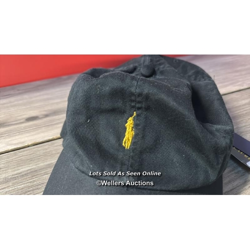 7388 - POLO RALPH LAUREN CAP CYO CLASSIC SPORT / POLO BLACK / RRP: �45 / APPEARS NEW & UNWORN / SEE IMAGES ... 