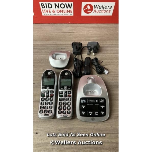 8532 - BT 4600 TWIN BIG BUTTON DIGITAL CORDLESS ANSWERPHONE WITH ADVANCED CALL BLOCKING (RENEWED) / APPEARS... 